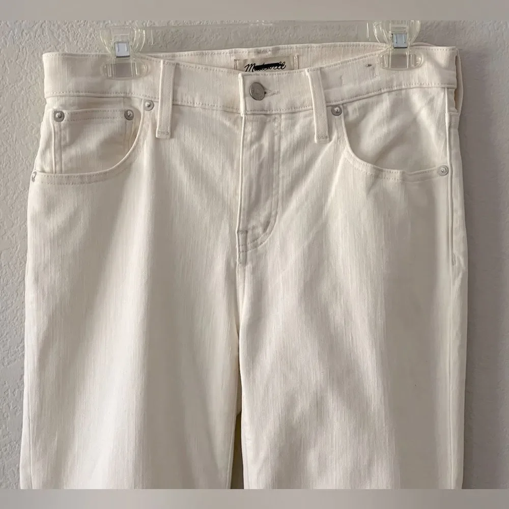 Madewell Petite Kick Out Full Length Jeans Size 28P in Vintage Canvas